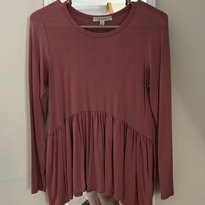 BabyDoll Long Sleeve Top